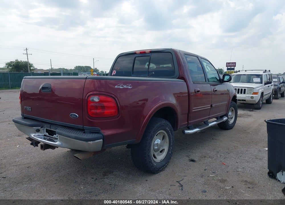 2003 FORD F-150 LARIAT/XLT VIN: 1FTRW08L83KA82122