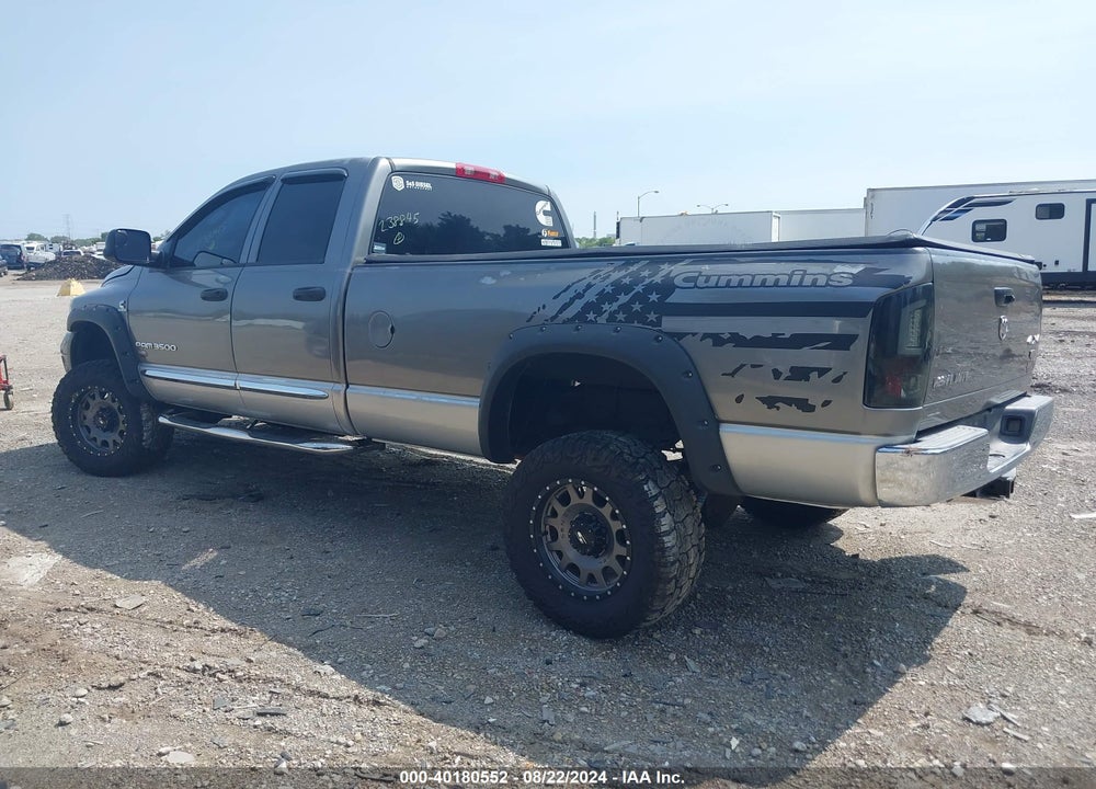 2006 DODGE RAM 3500 LARAMIE VIN: 3D7LX38CX6G238845
