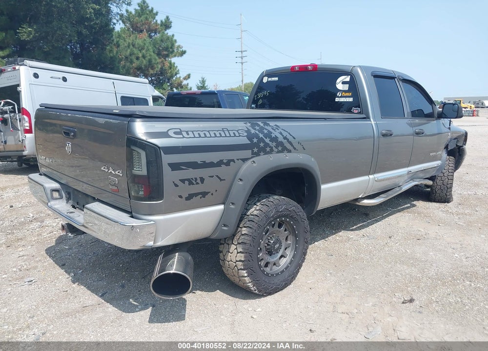 2006 DODGE RAM 3500 LARAMIE VIN: 3D7LX38CX6G238845