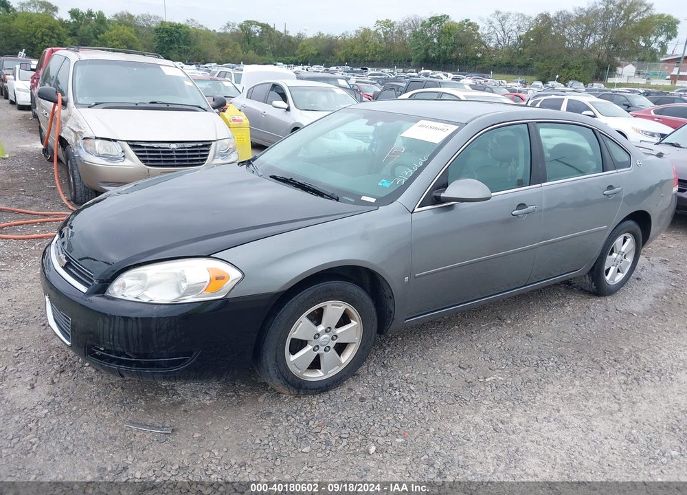 2008 CHEVROLET IMPALA LT VIN: 2G1WT58KX81313666