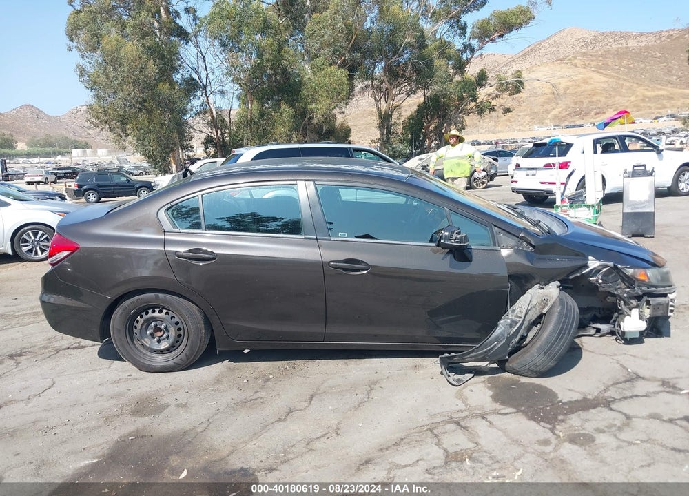 2013 HONDA CIVIC LX VIN: 2HGFB2F51DH588240