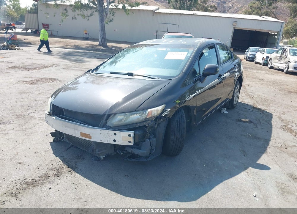 2013 HONDA CIVIC LX VIN: 2HGFB2F51DH588240