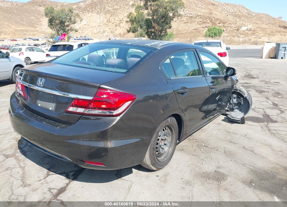 2013 HONDA CIVIC LX VIN: 2HGFB2F51DH588240
