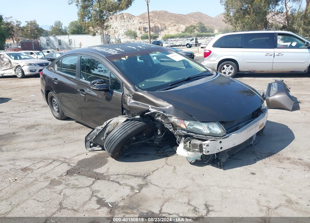 2013 HONDA CIVIC LX VIN: 2HGFB2F51DH588240