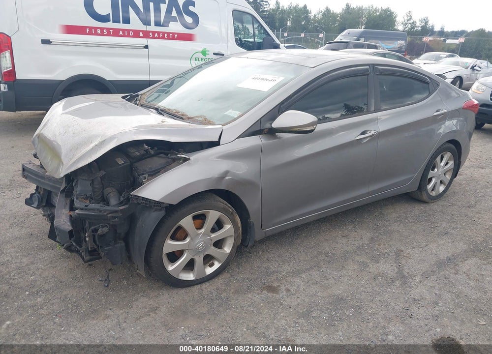 2012 HYUNDAI ELANTRA LIMITED (ULSAN PLANT) VIN: KMHDH4AE8CU256780