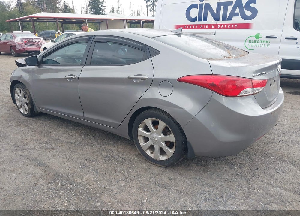 2012 HYUNDAI ELANTRA LIMITED (ULSAN PLANT) VIN: KMHDH4AE8CU256780