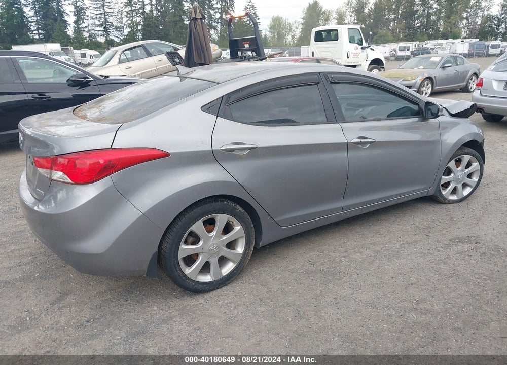 2012 HYUNDAI ELANTRA LIMITED (ULSAN PLANT) VIN: KMHDH4AE8CU256780