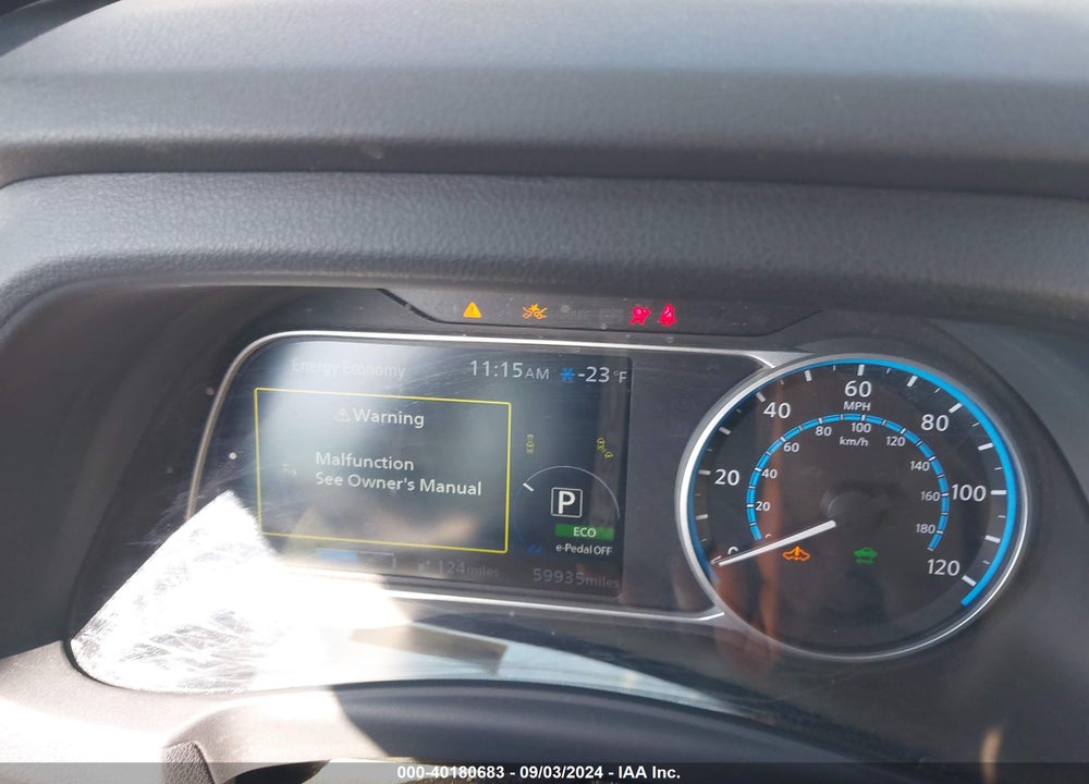 2022 NISSAN LEAF S PLUS 62 KWH VIN: 1N4BZ1BV0NC559153