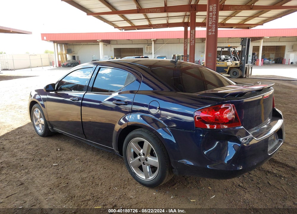 2012 DODGE AVENGER SXT PLUS VIN: 1C3CDZEG0CN313704