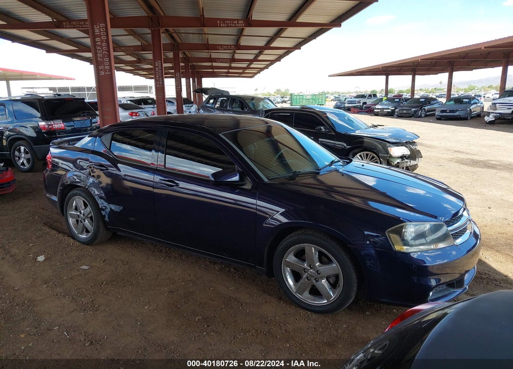 2012 DODGE AVENGER SXT PLUS VIN: 1C3CDZEG0CN313704