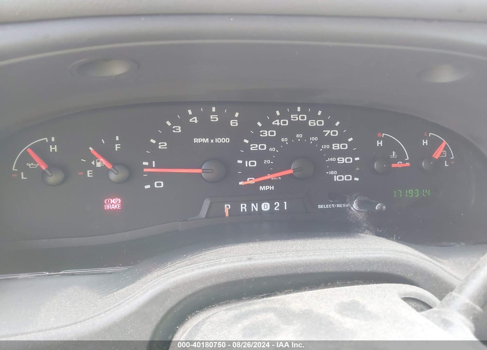 2007 FORD E-350 SUPER DUTY COMMERCIAL/RECREATIONAL VIN: 1FTSE34L17DB19419