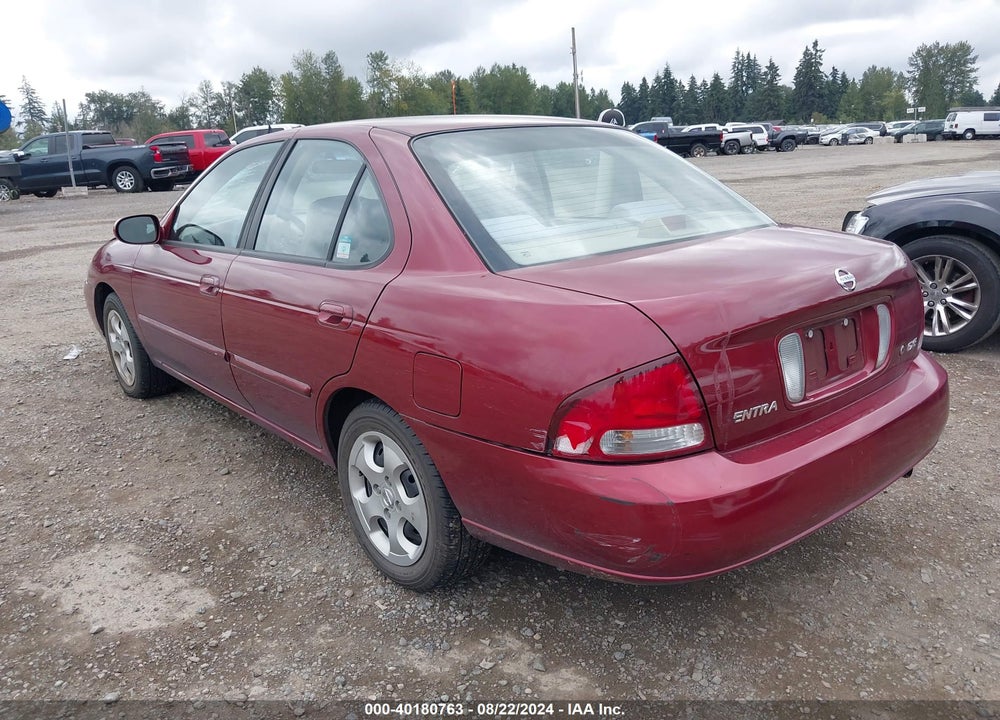2003 NISSAN SENTRA GXE VIN: 3N1CB51DX3L807559