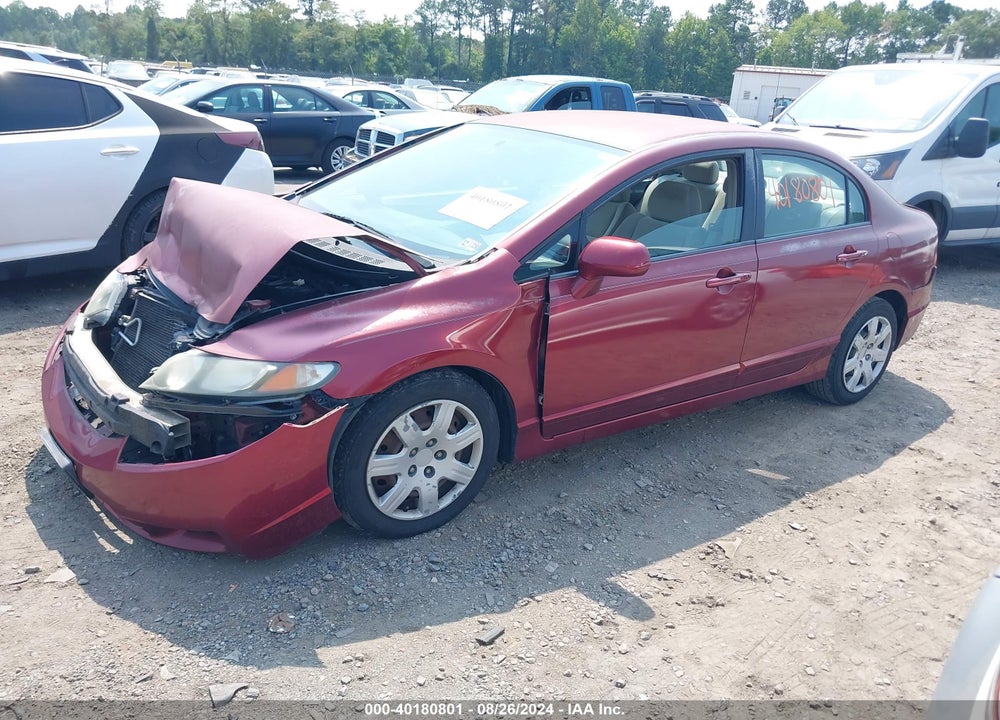 2010 HONDA CIVIC VIN: 2HGFA1F5XAH542611