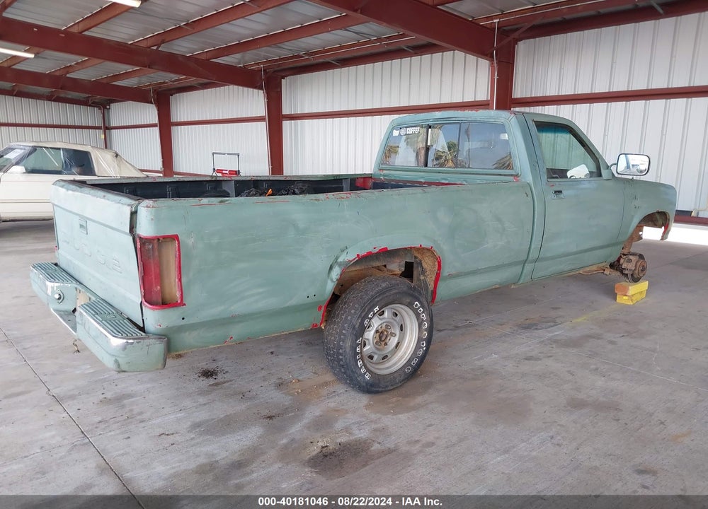 1989 DODGE DAKOTA VIN: 1B7GG26X4KS195943