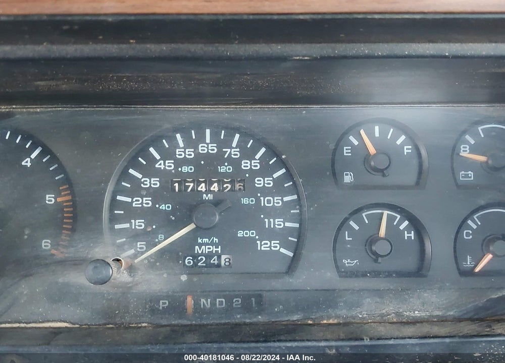 1989 DODGE DAKOTA VIN: 1B7GG26X4KS195943