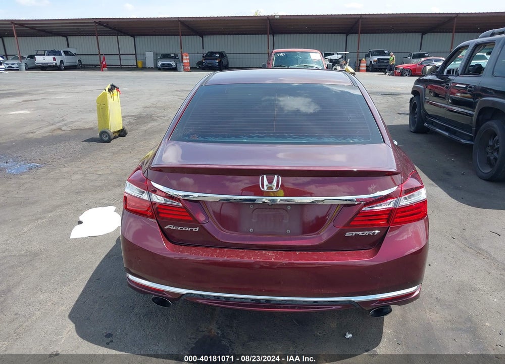 2016 HONDA ACCORD SPORT VIN: 1HGCR2F57GA104234
