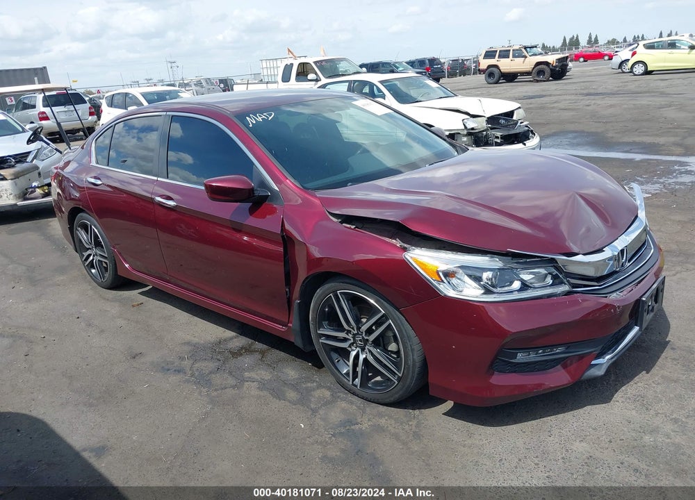 2016 HONDA ACCORD SPORT VIN: 1HGCR2F57GA104234