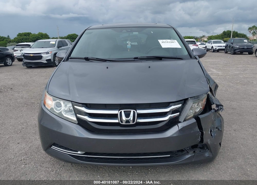 2017 HONDA ODYSSEY EX-L VIN: 5FNRL5H64HB006031