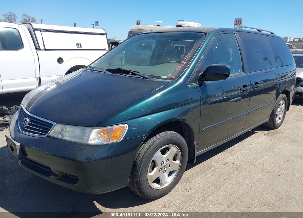 2001 HONDA ODYSSEY EX VIN: 2HKRL18621H560216