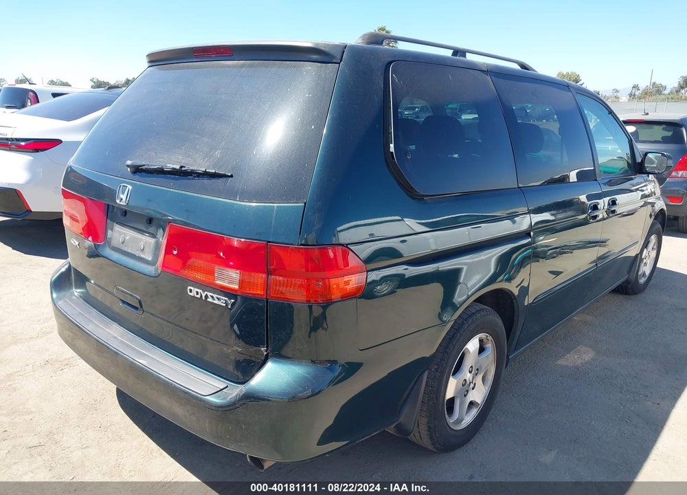 2001 HONDA ODYSSEY EX VIN: 2HKRL18621H560216