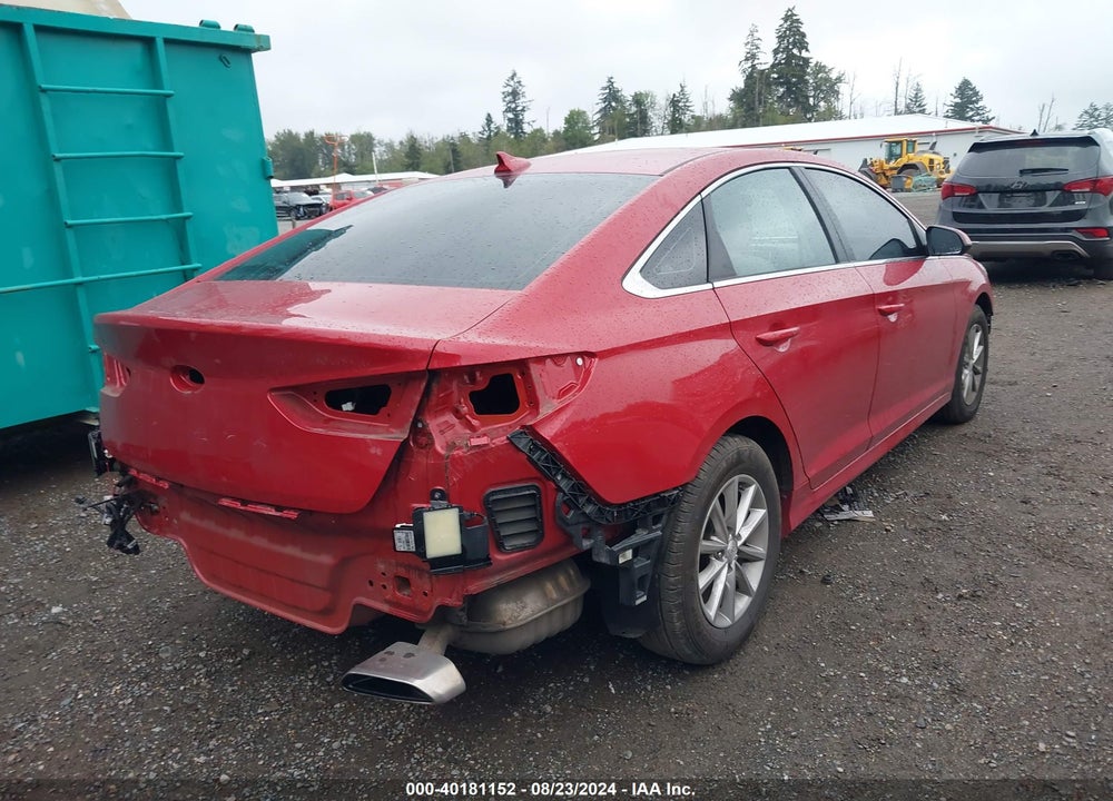 2019 HYUNDAI SONATA SE VIN: 5NPE24AF5KH763826