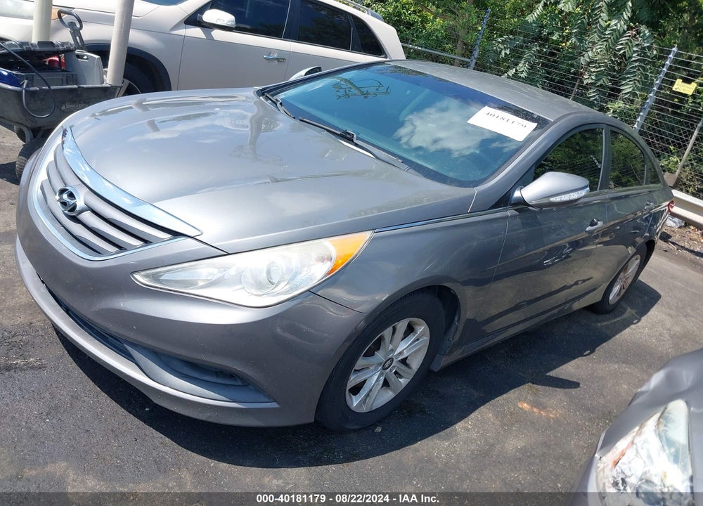 2014 HYUNDAI SONATA GLS VIN: 5NPEB4AC1EH817715