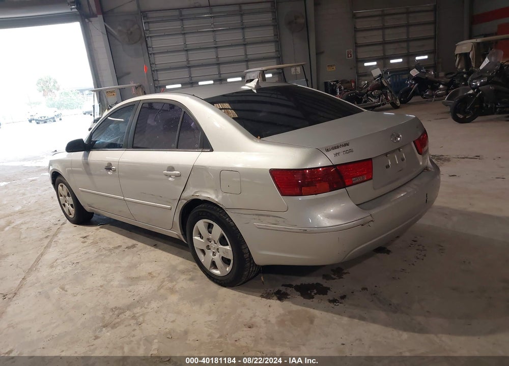 2009 HYUNDAI SONATA GLS VIN: 5NPET46C59H470479