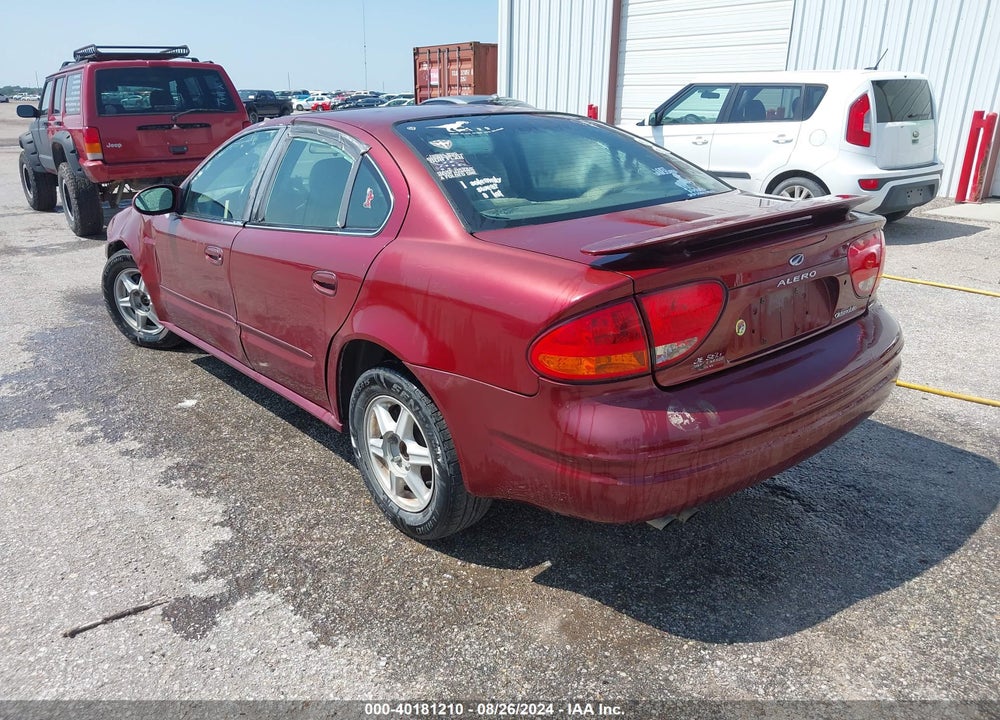 2002 OLDSMOBILE ALERO GL1 VIN: 1G3NL52E12C190752