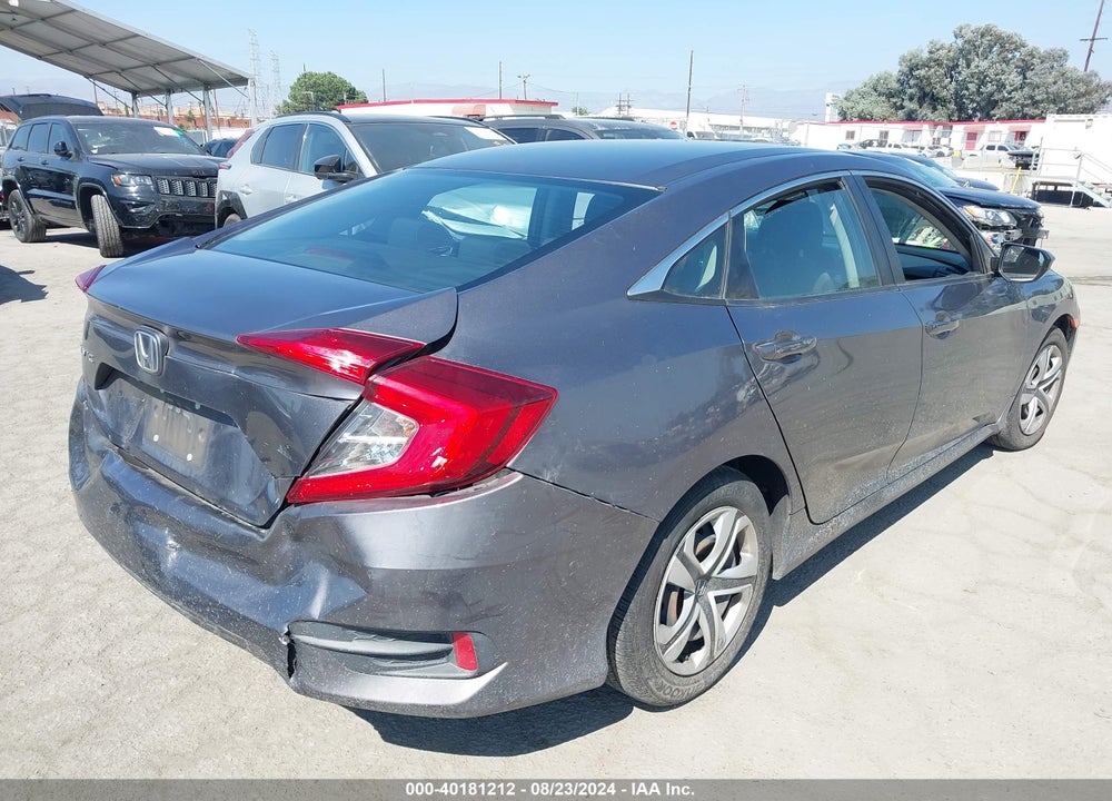 2018 HONDA CIVIC LX VIN: 19XFC2E54JE002411