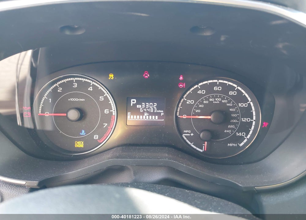 2019 SUBARU CROSSTREK 2.0I PREMIUM VIN: JF2GTACC4KH280495