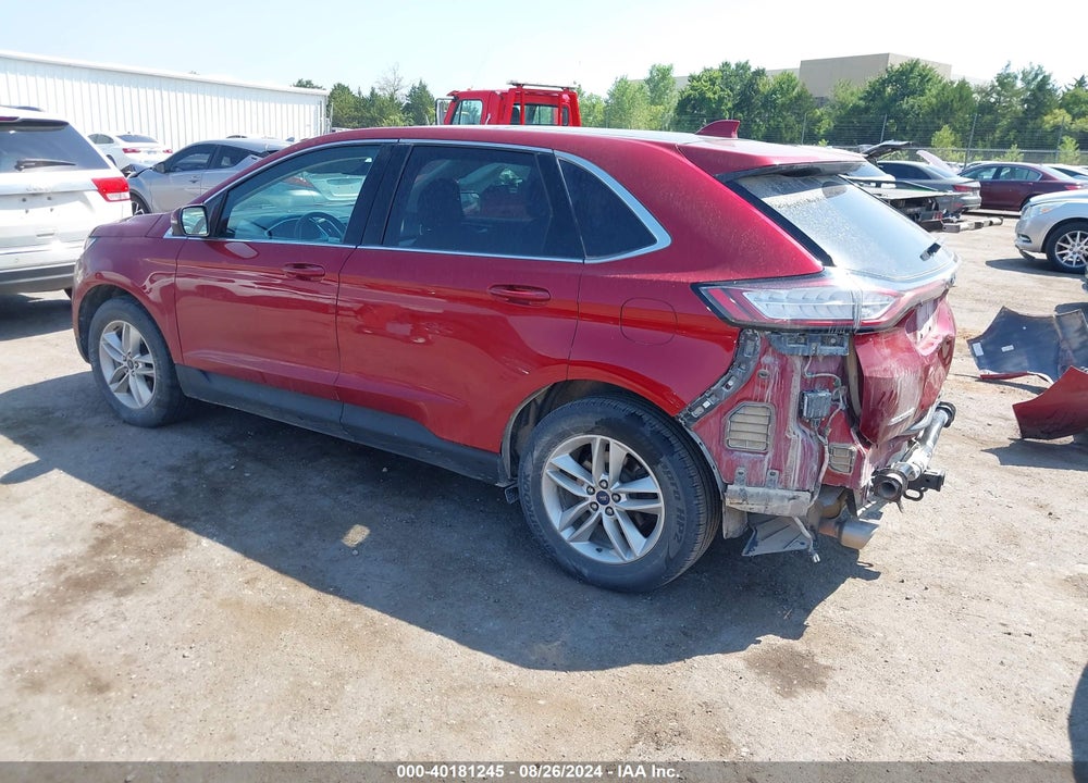 2015 FORD EDGE SEL VIN: 2FMTK4J99FBB33113