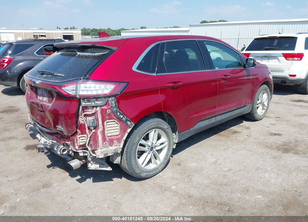 2015 FORD EDGE SEL VIN: 2FMTK4J99FBB33113