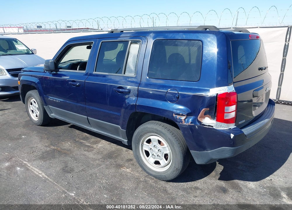 2015 JEEP PATRIOT ALTITUDE EDITION/SPORT VIN: 1C4NJPBA8FD340919