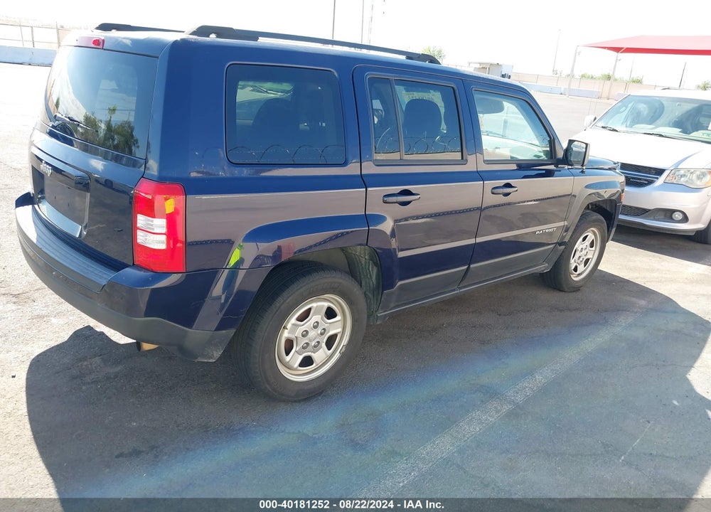 2015 JEEP PATRIOT ALTITUDE EDITION/SPORT VIN: 1C4NJPBA8FD340919