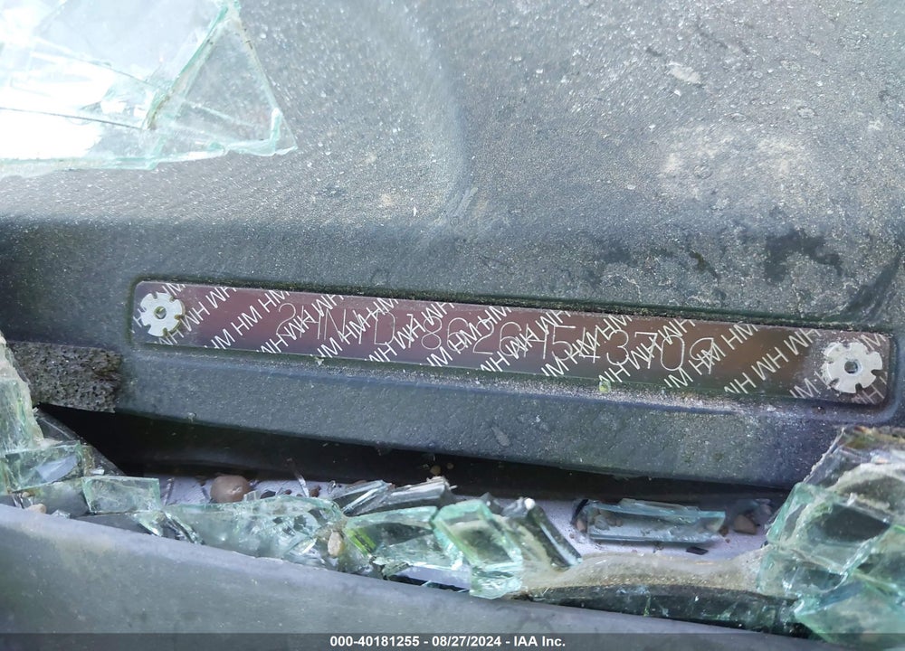 2006 ACURA MDX VIN: 2HNYD18626H543709