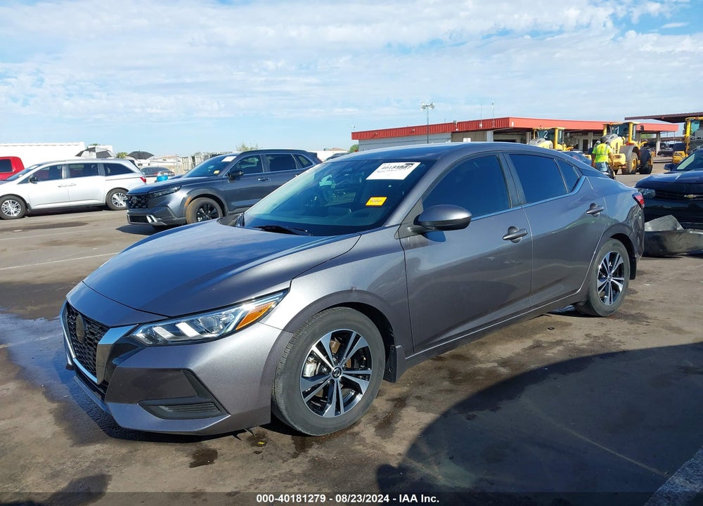 2022 NISSAN SENTRA SV XTRONIC CVT VIN: 3N1AB8CV8NY285857