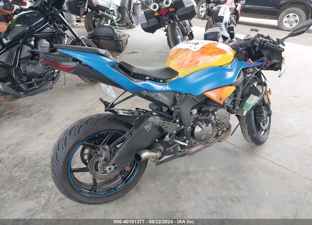 2019 KAWASAKI ZX636 K VIN: JKBZXJG11KA001636