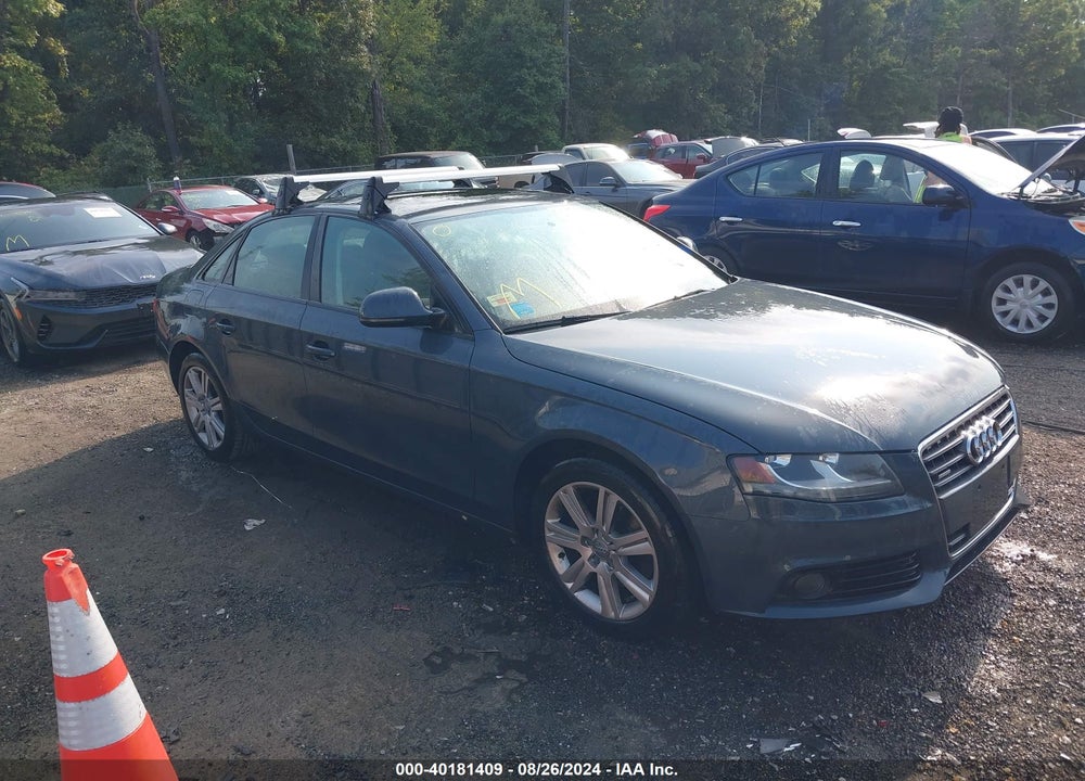 2009 AUDI A4 2.0T PREMIUM VIN: WAULF78K59N063554
