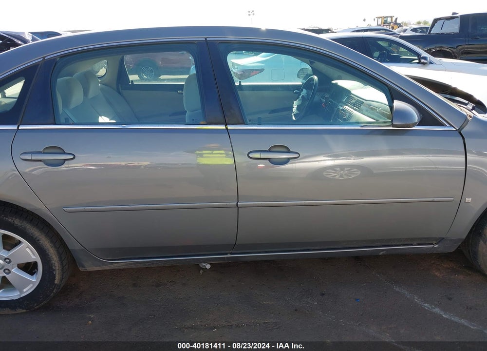 2007 CHEVROLET IMPALA LT VIN: 2G1WT58K279298421