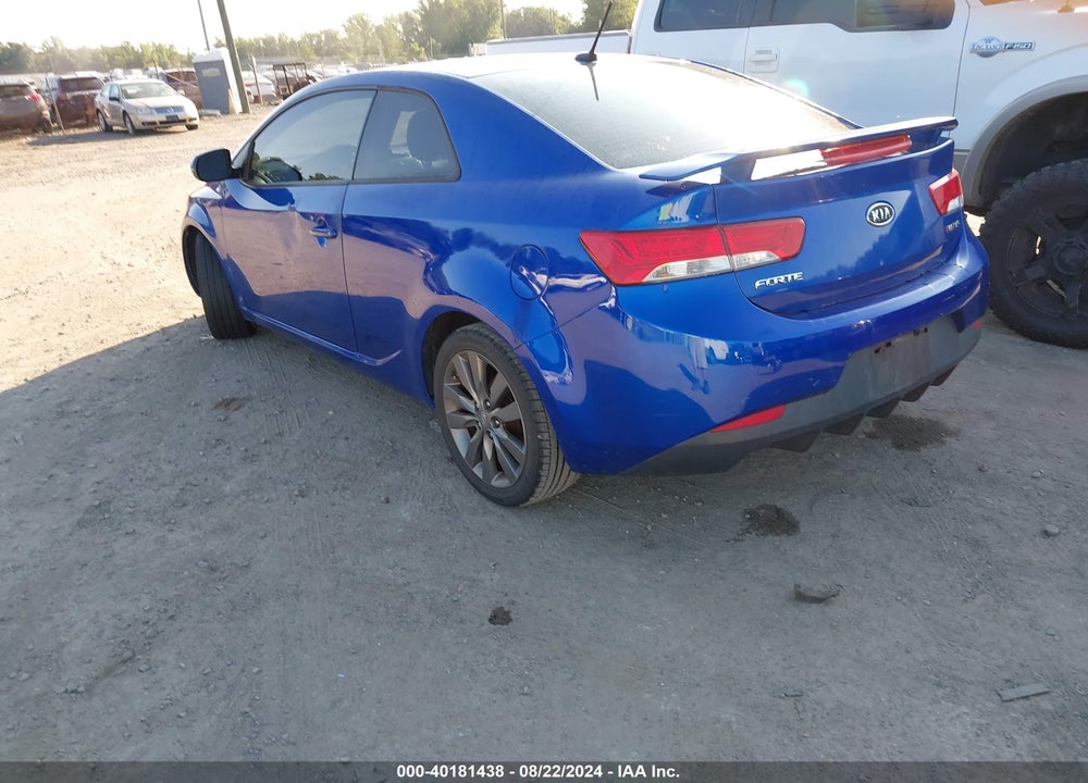 2011 KIA FORTE KOUP SX VIN: KNAFW6A35B5399656