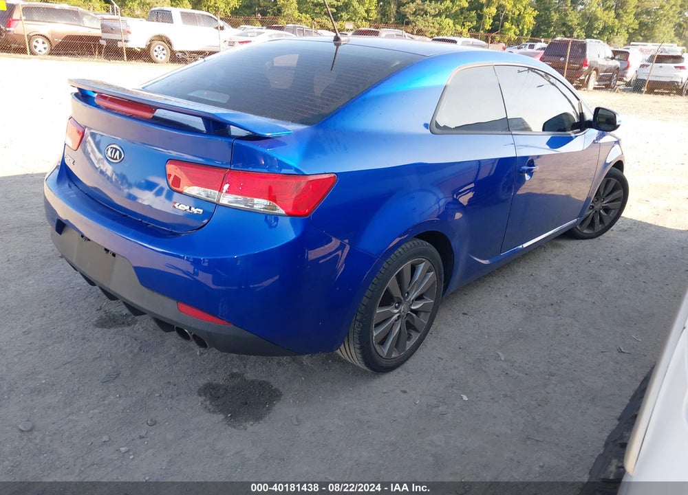 2011 KIA FORTE KOUP SX VIN: KNAFW6A35B5399656
