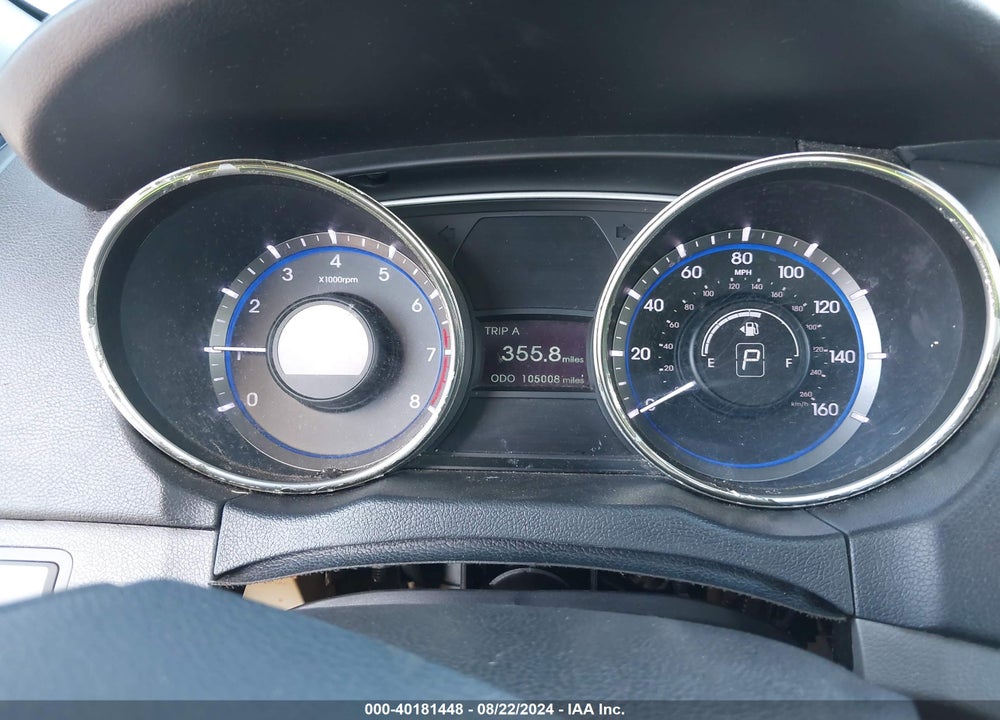 2012 HYUNDAI SONATA GLS VIN: 5NPEB4AC9CH328718
