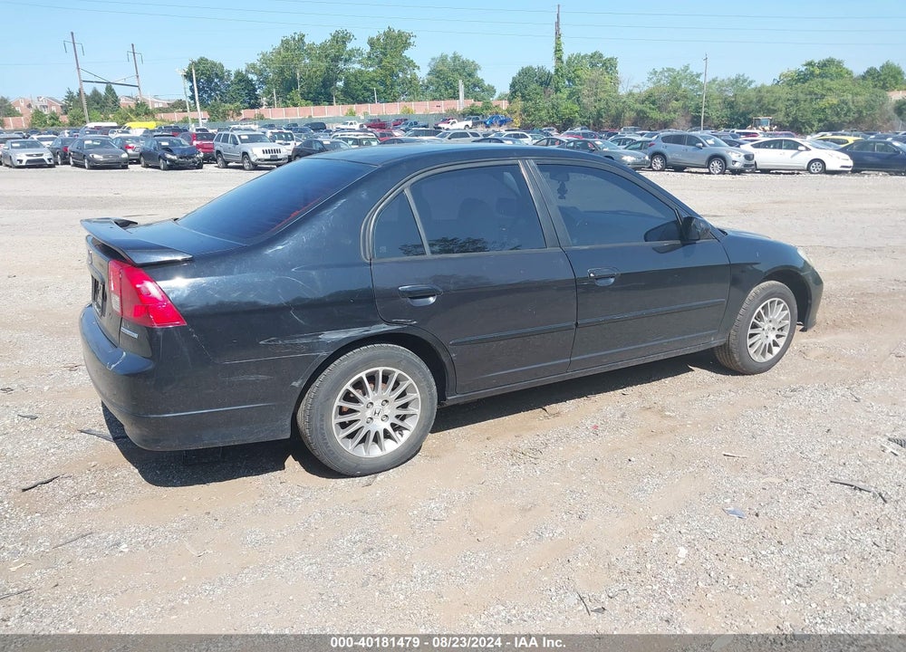 2005 HONDA CIVIC LX VIN: 2HGES16555H564806