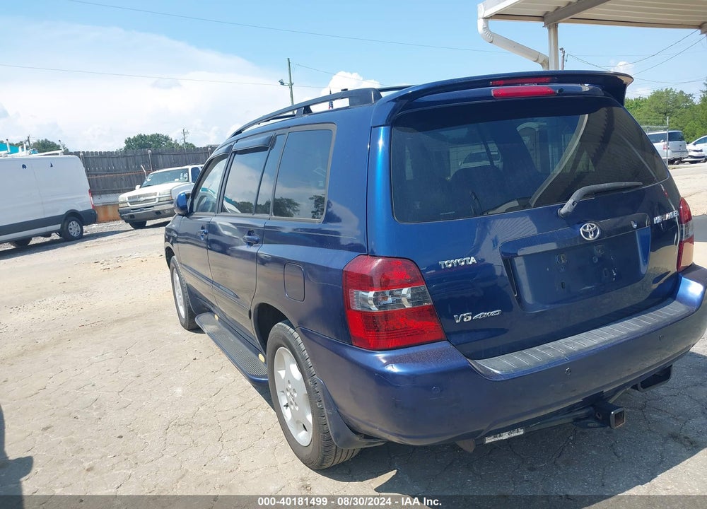 2004 TOYOTA HIGHLANDER LIMITED V6 VIN: JTEEP21A640053534