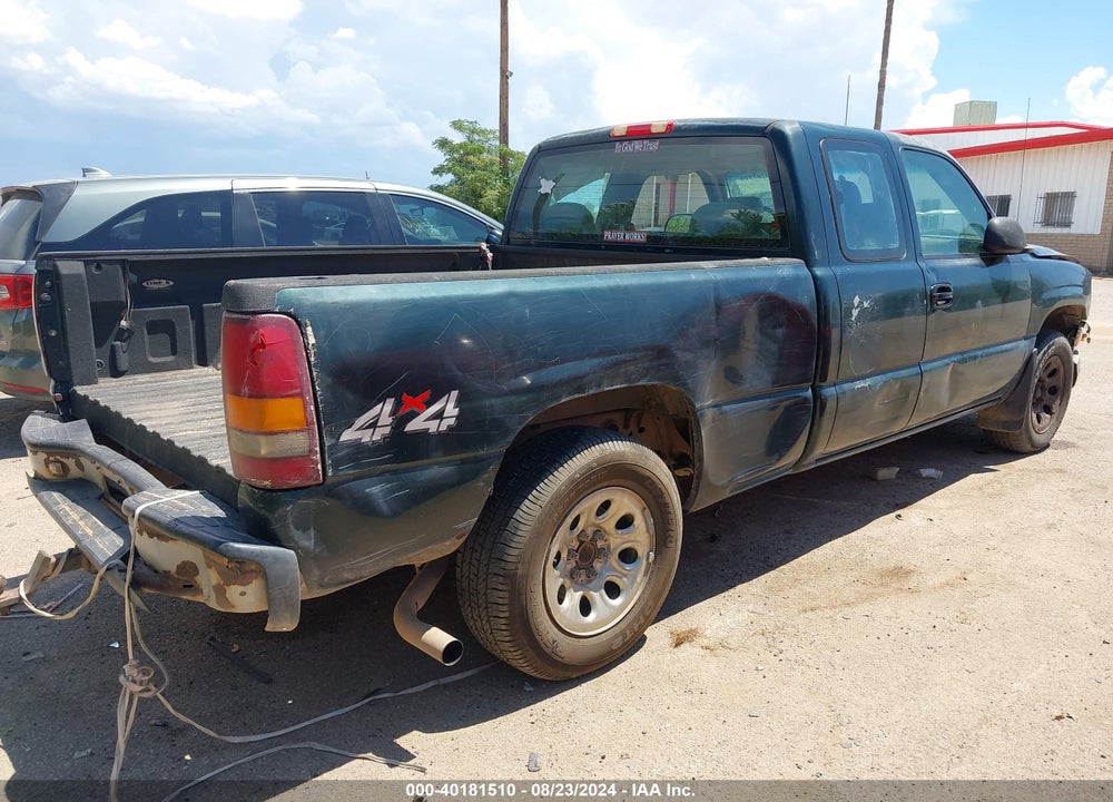 2007 GMC SIERRA 1500 CLASSIC VIN: 1GTEK19V97Z108711