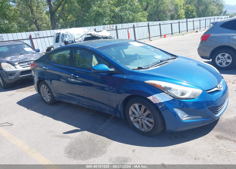 2014 HYUNDAI ELANTRA SE VIN: KMHDH4AE0EU051179