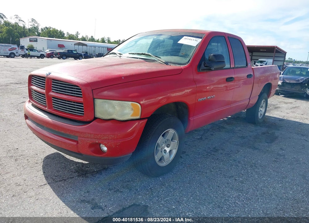 2002 DODGE RAM 1500 ST VIN: 1D7HU18Z12J191513