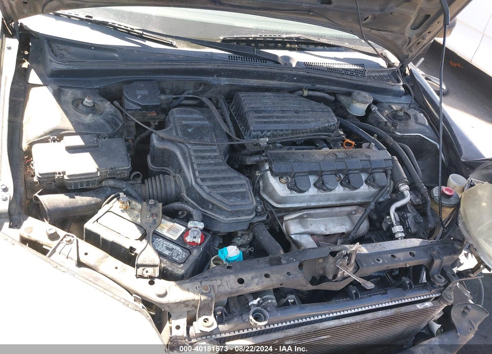 2002 HONDA CIVIC VIN: 2HGES16592H580602