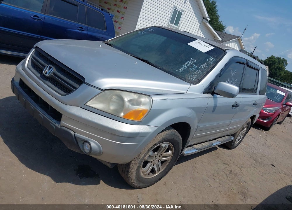 2005 HONDA PILOT EX-L VIN: 5FNYF18605B003165