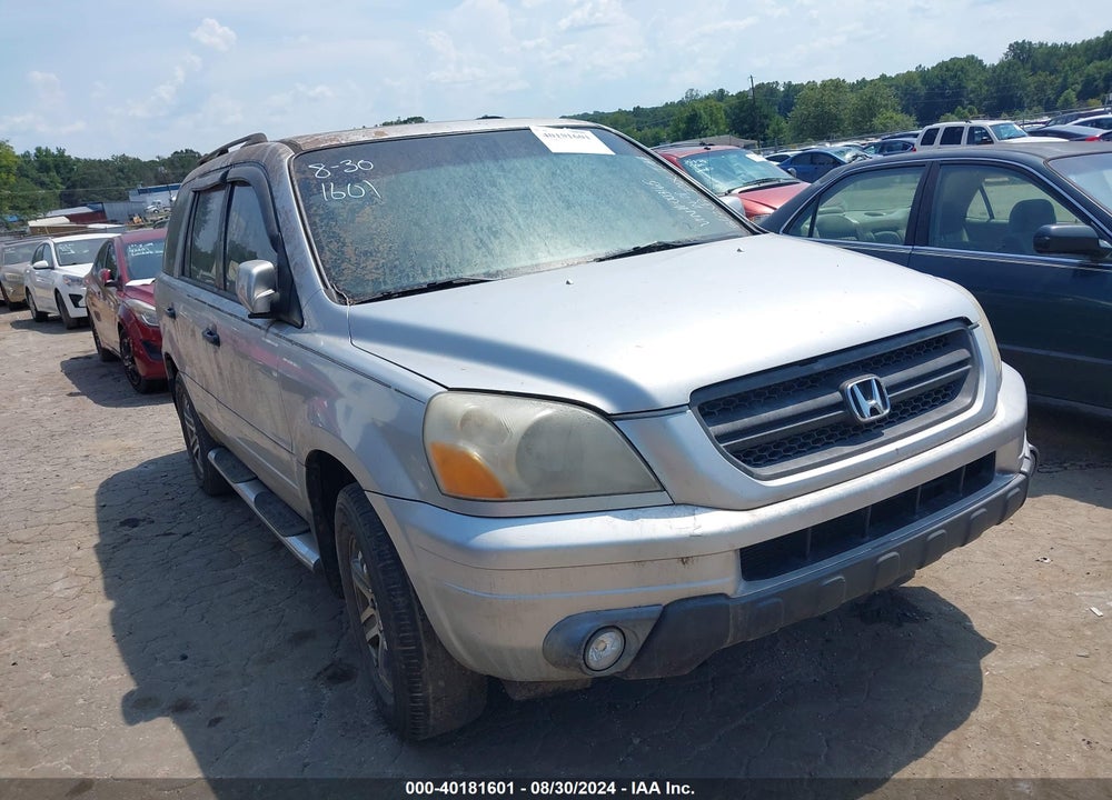 2005 HONDA PILOT EX-L VIN: 5FNYF18605B003165